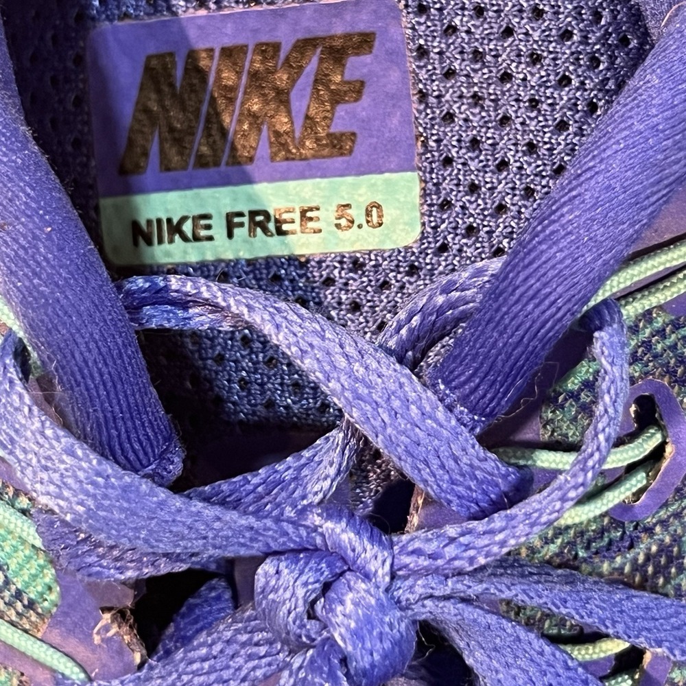 Nike Free 5.0 Mens Size 10.5 Print Running Athletic Shoes Sneakers 749592-404 - Picture 3 of 7